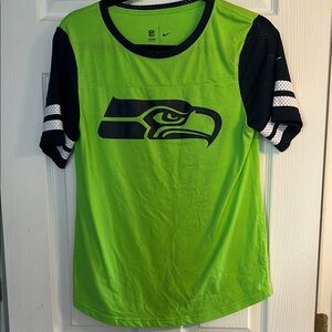 Nike Green and Black Seahawks Tee